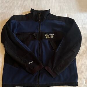Mountain Hardwear Navy and Black Full-Zip Jacket